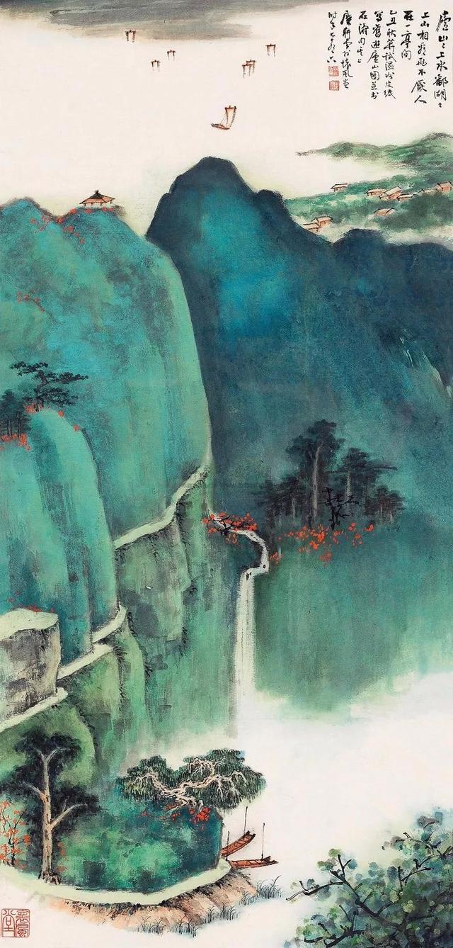 大风堂门人｜糜耕云山水人物画赏析（80幅）