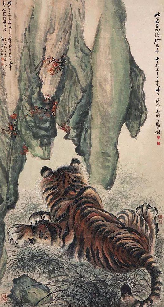张善孖｜他是张大千二哥，更是民国画虎大师（140幅）