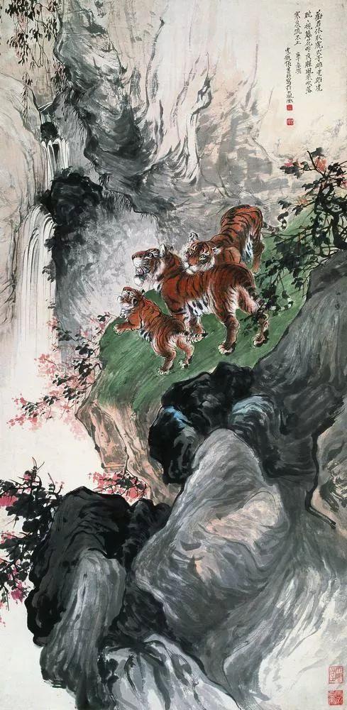 张善孖｜他是张大千二哥，更是民国画虎大师（140幅）