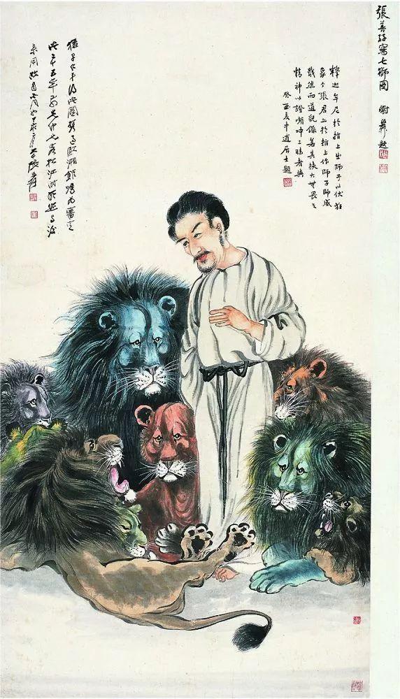张善孖｜他是张大千二哥，更是民国画虎大师（140幅）