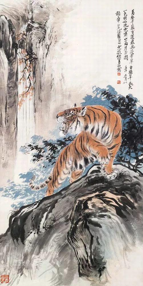 张善孖｜他是张大千二哥，更是民国画虎大师（140幅）