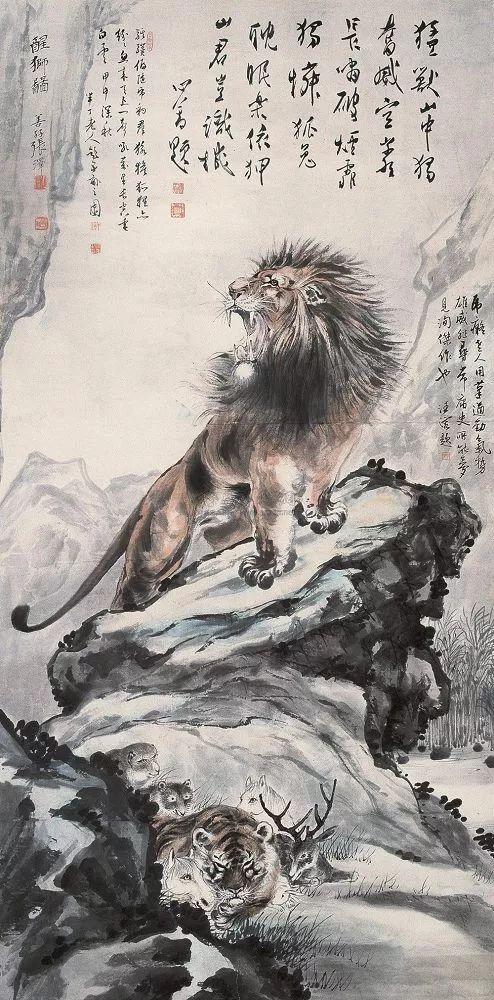 张善孖｜他是张大千二哥，更是民国画虎大师（140幅）