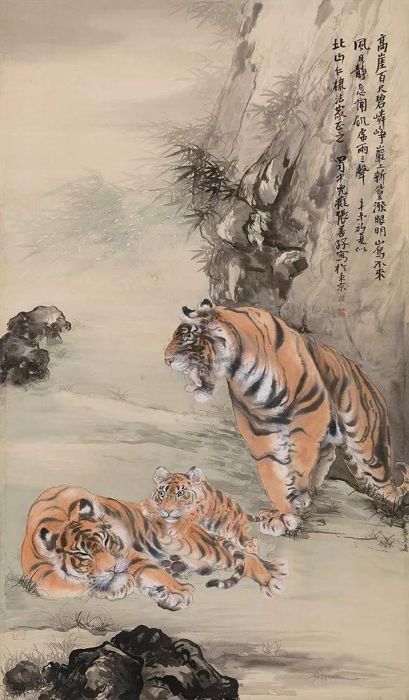 张善孖｜他是张大千二哥，更是民国画虎大师（140幅）