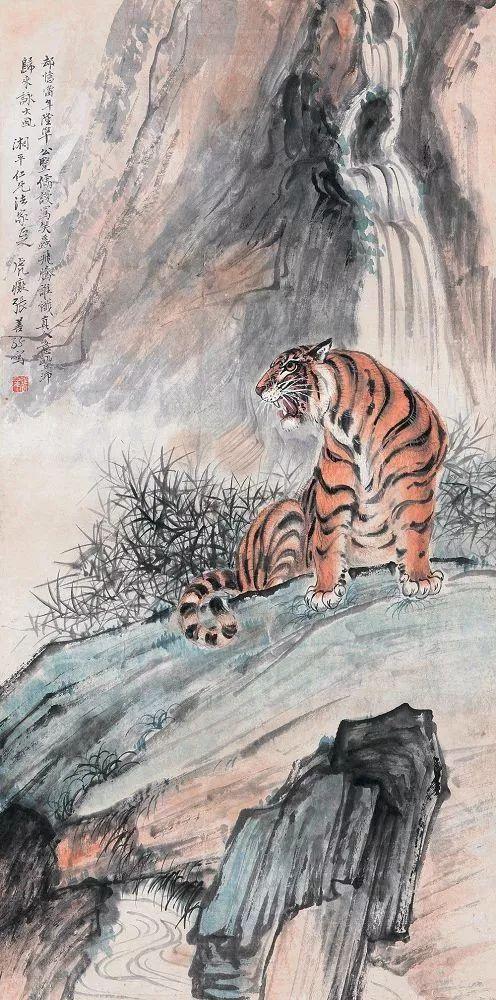 张善孖｜他是张大千二哥，更是民国画虎大师（140幅）