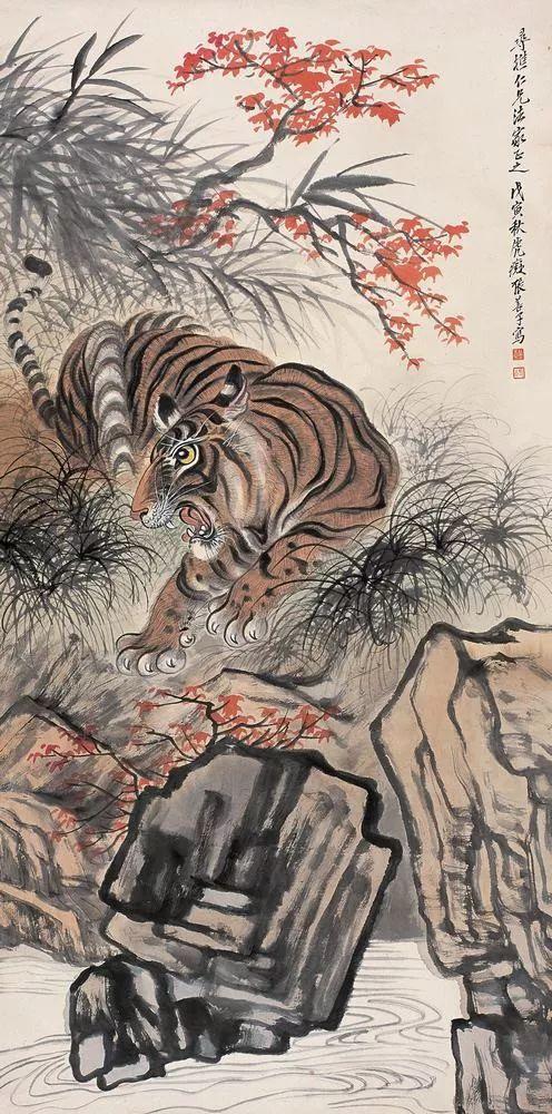 张善孖｜他是张大千二哥，更是民国画虎大师（140幅）