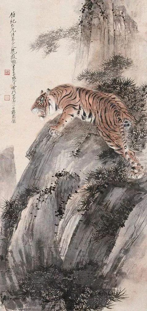 张善孖｜他是张大千二哥，更是民国画虎大师（140幅）