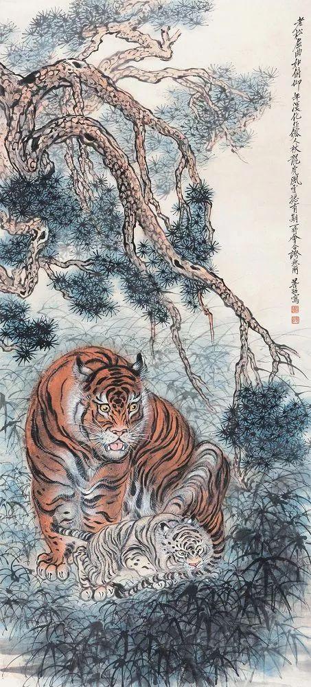 张善孖｜他是张大千二哥，更是民国画虎大师（140幅）