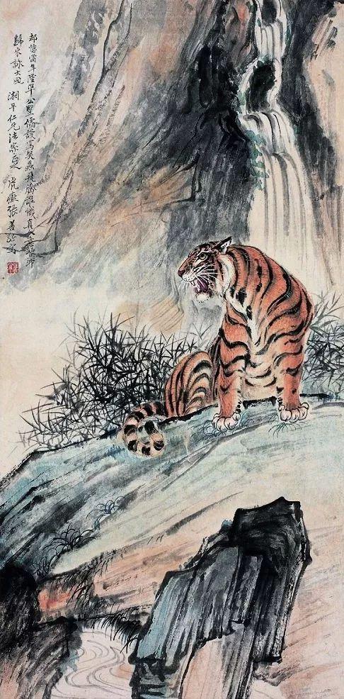 张善孖｜他是张大千二哥，更是民国画虎大师（140幅）