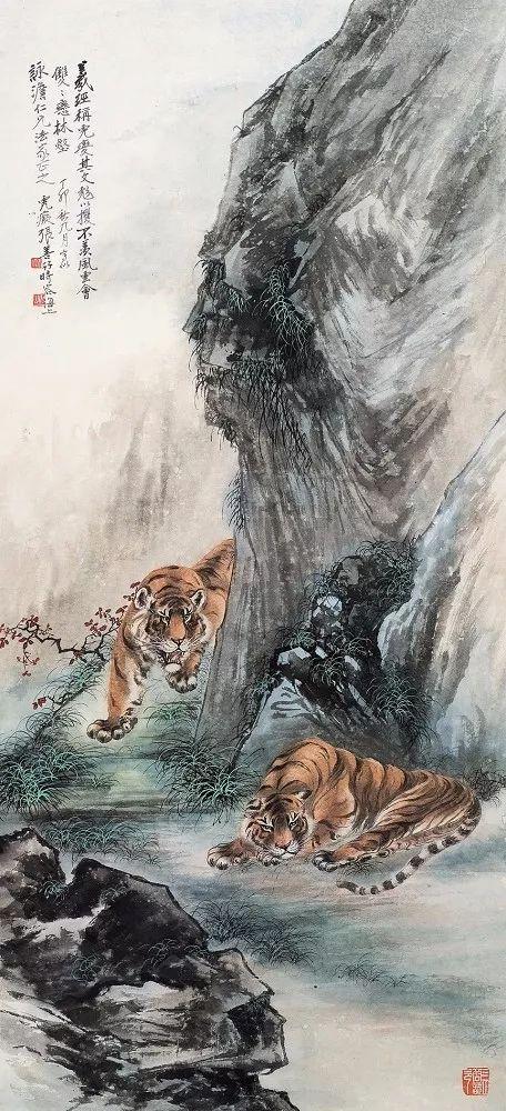张善孖｜他是张大千二哥，更是民国画虎大师（140幅）