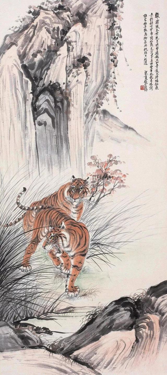 张善孖｜他是张大千二哥，更是民国画虎大师（140幅）
