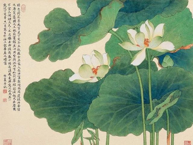 民国画风｜刘伯农 胡文燕习画大半生的艺术伉俪 （60幅）