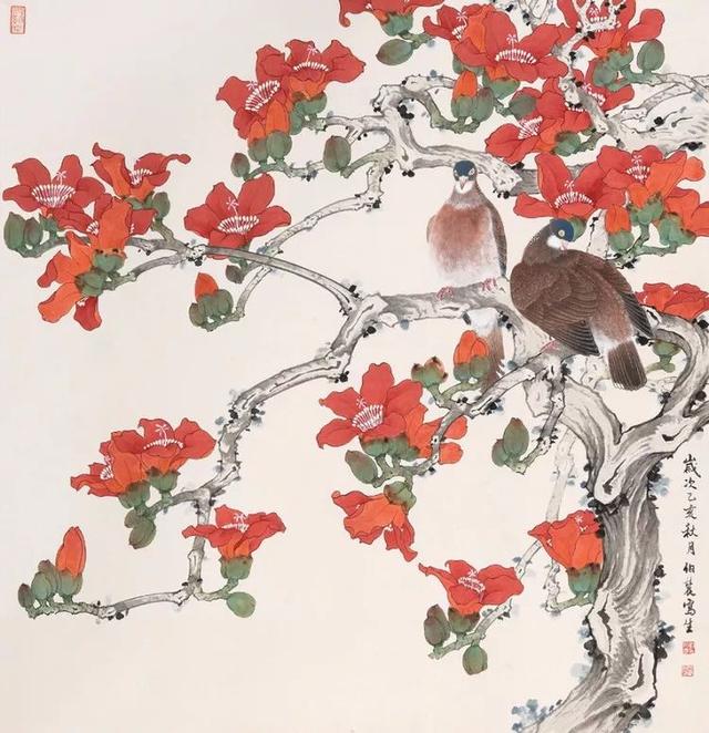 民国画风｜刘伯农 胡文燕习画大半生的艺术伉俪 （60幅）