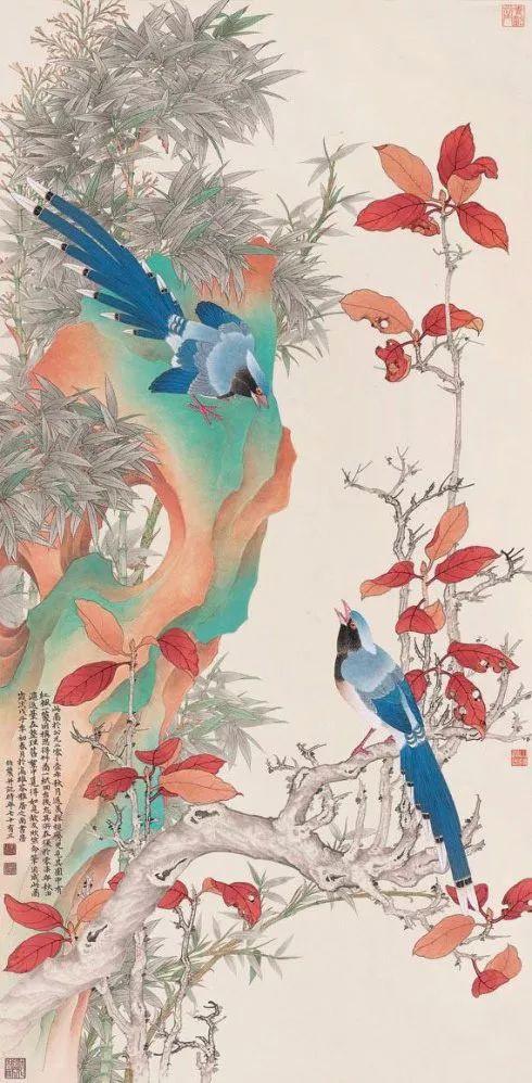民国画风｜刘伯农 胡文燕习画大半生的艺术伉俪 （60幅）