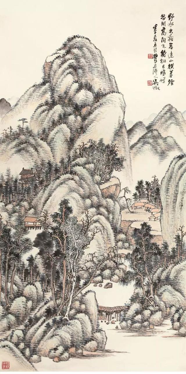 海派巨擘｜吴待秋山水、花鸟、人物作品合辑（135幅）