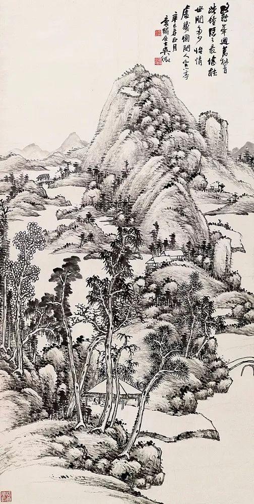 海派巨擘｜吴待秋山水、花鸟、人物作品合辑（135幅）