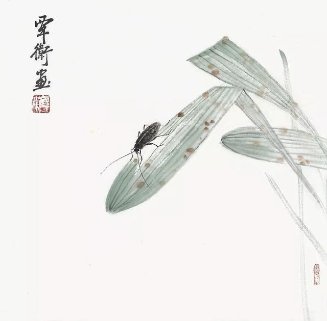 简约生动｜覃卫水墨花鸟与草虫画赏析（90幅）