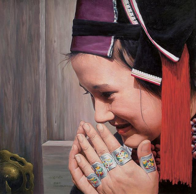 程继光十七幅人物油画作品欣赏