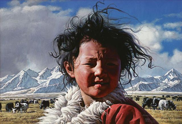 程继光十七幅人物油画作品欣赏