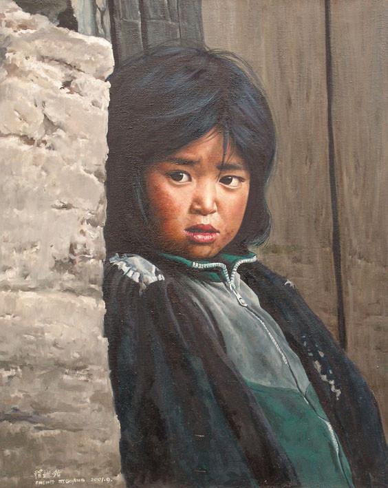 程继光十七幅人物油画作品欣赏
