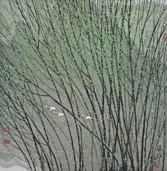 高相国四十六福山水作品画欣赏