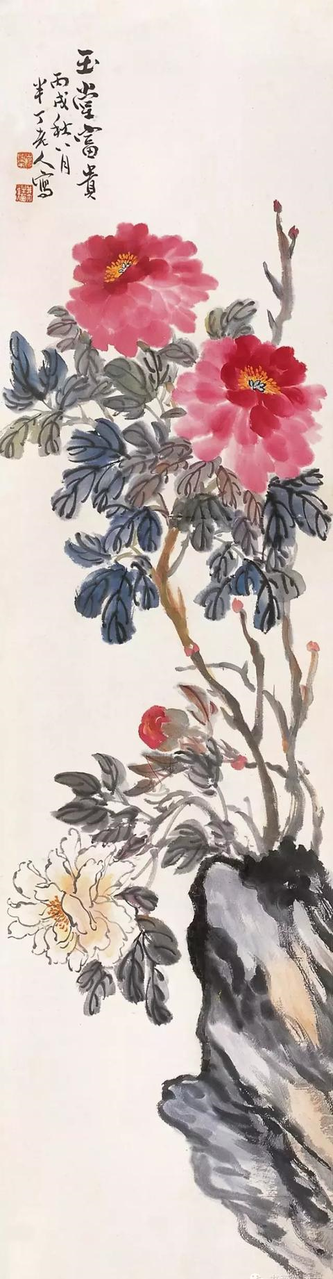 十大名家画牡丹，精彩纷呈！
