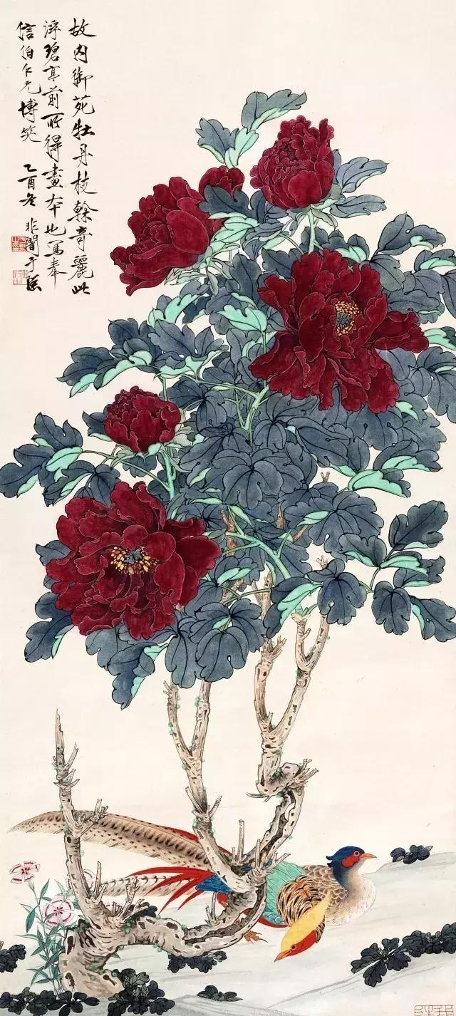 十大名家画牡丹，精彩纷呈！