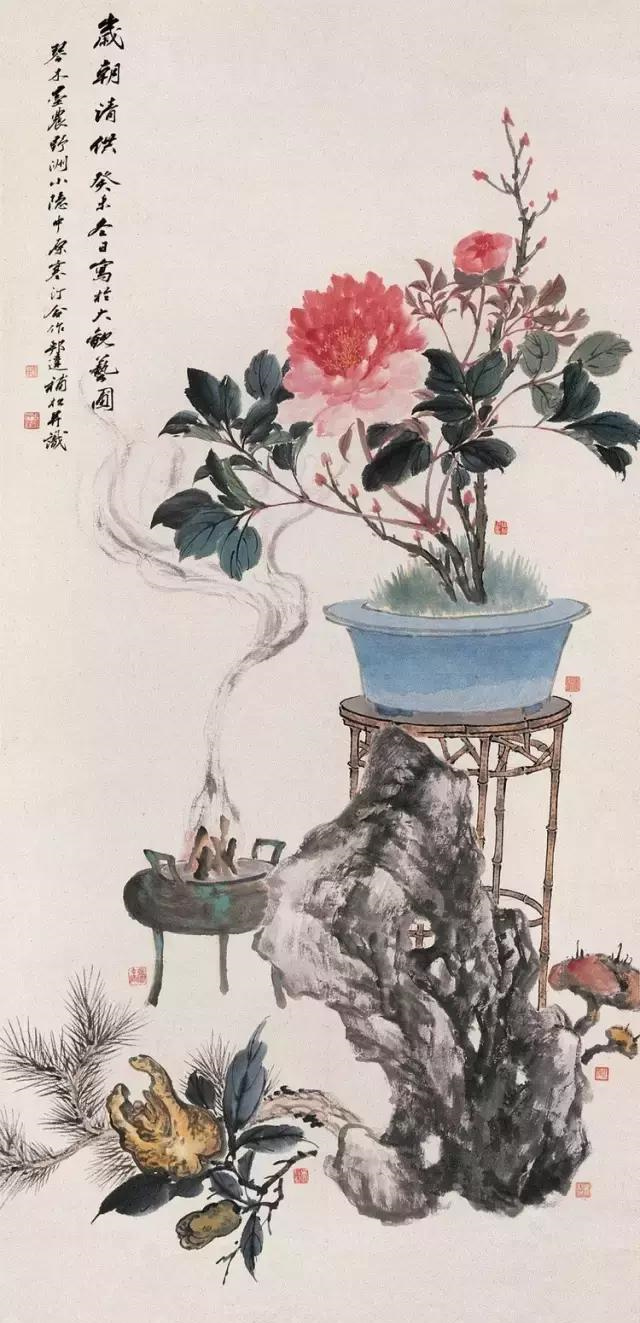 十大名家画牡丹，精彩纷呈！