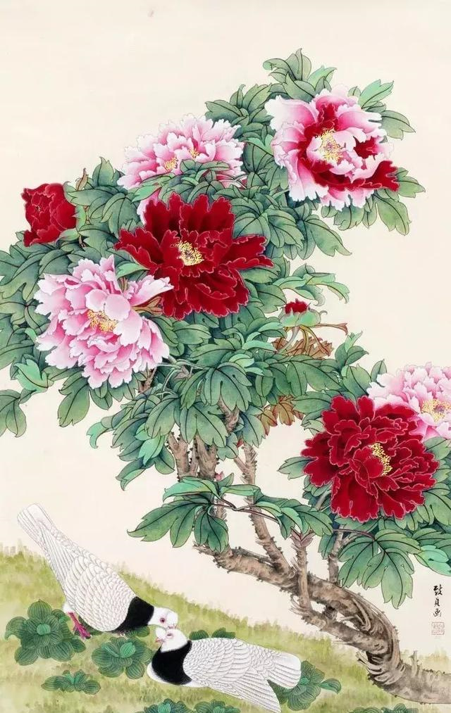 十大名家画牡丹，精彩纷呈！