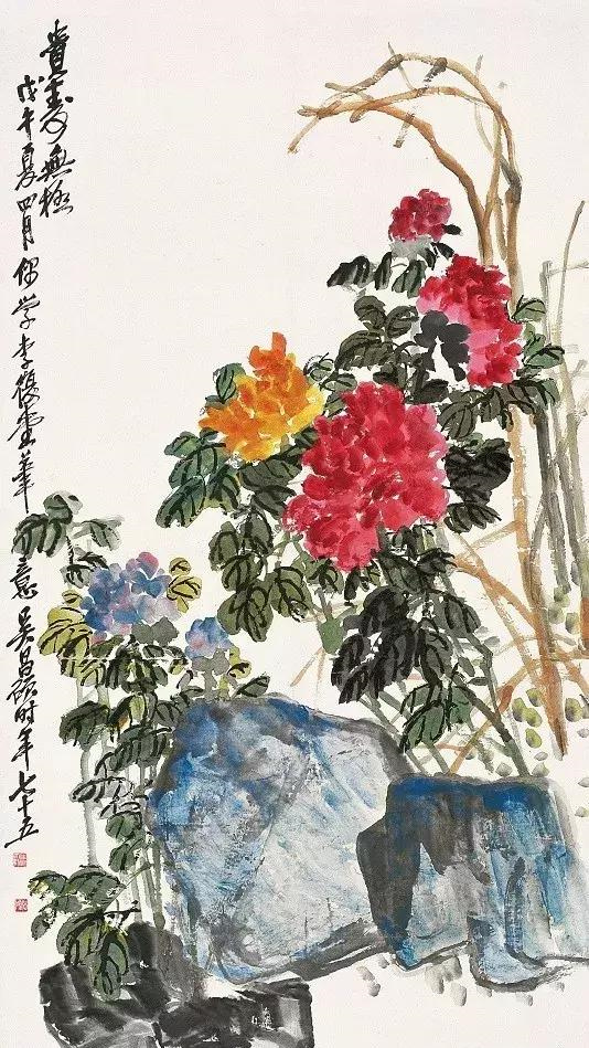 十大名家画牡丹，精彩纷呈！