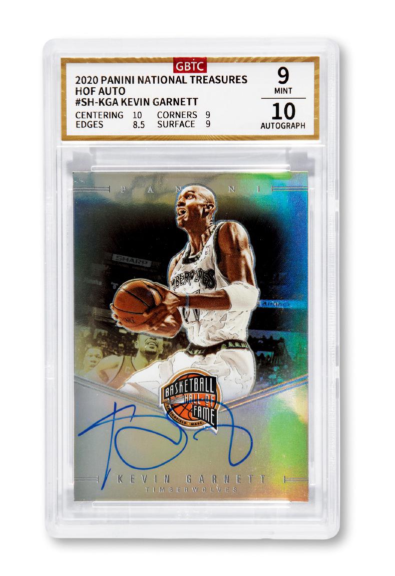 2020年PANINI加内特签名卡（GBTC 9/10）