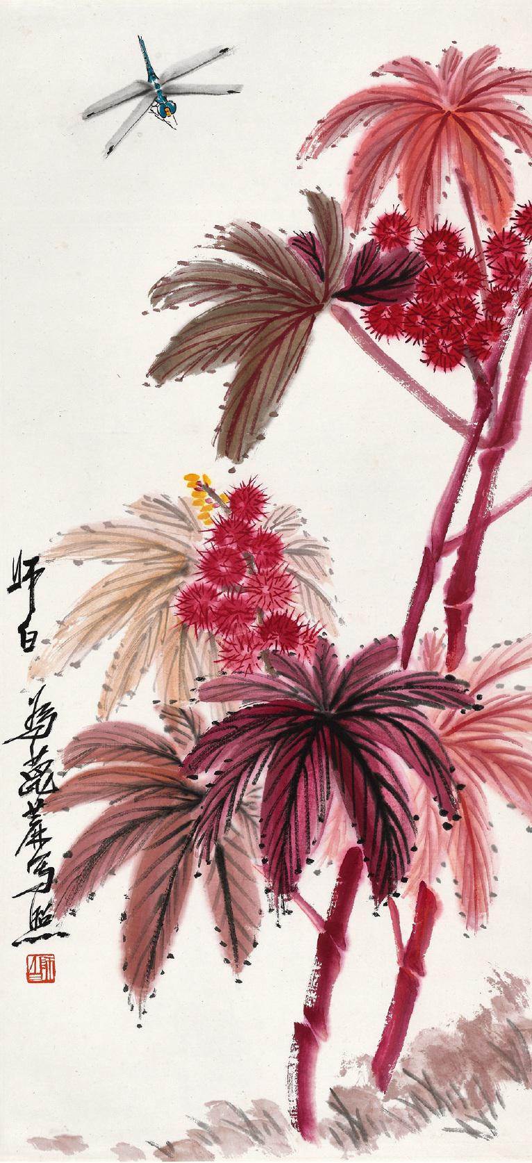娄师白 蓖麻蜻蜓  