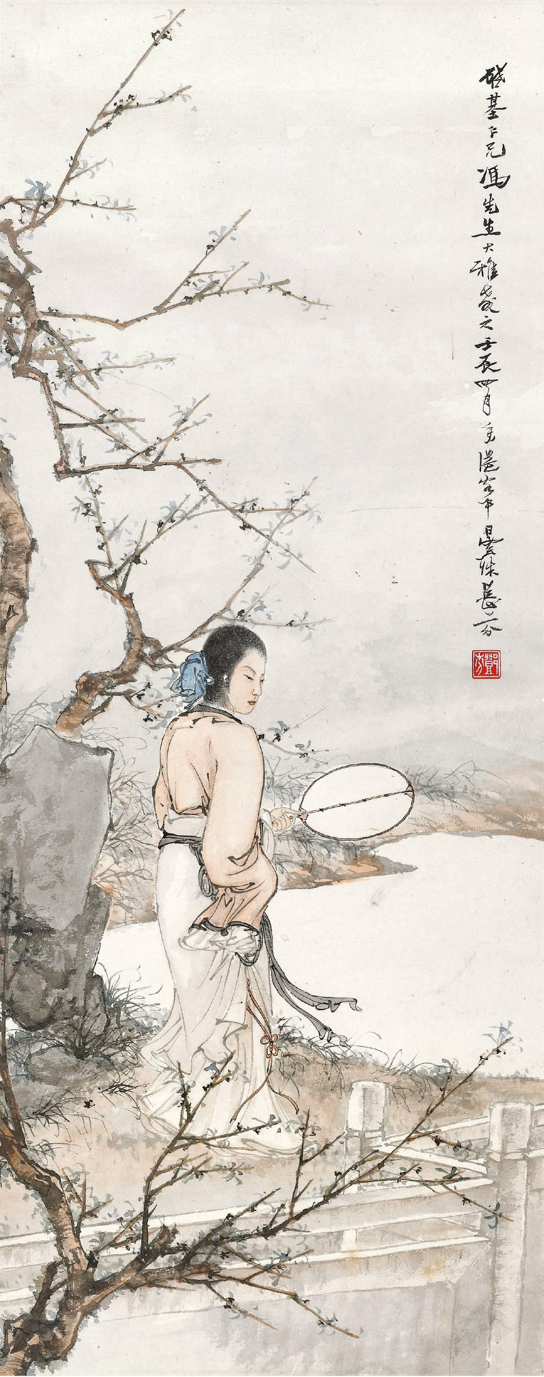 邓芬 梅阴闲步  