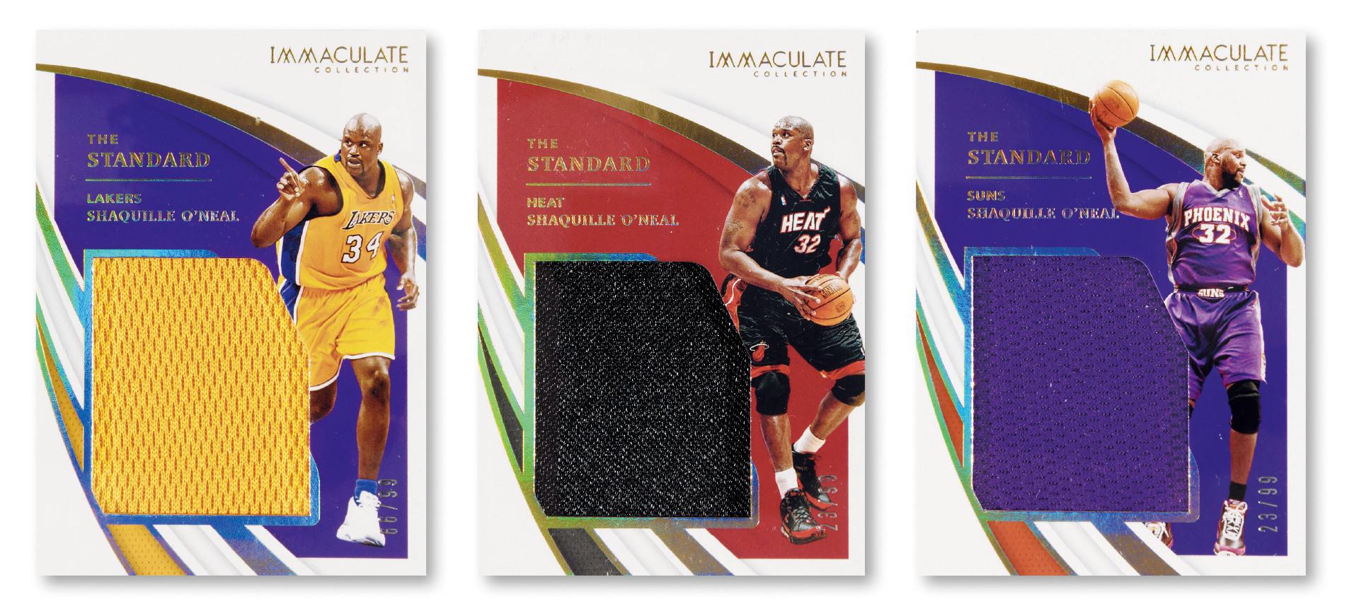 2021年PANINI奥尼尔球衣卡三张(GBTC 9、9、8.5)
