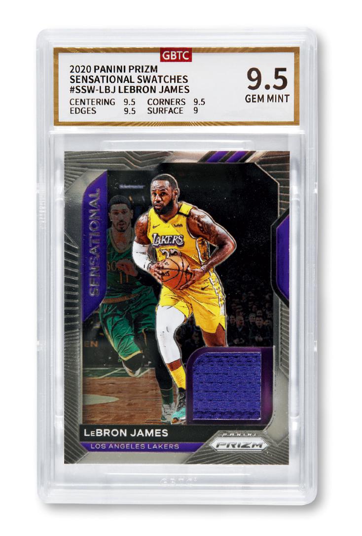 2020年PANINI詹姆斯球衣卡（GBTC 9.5）